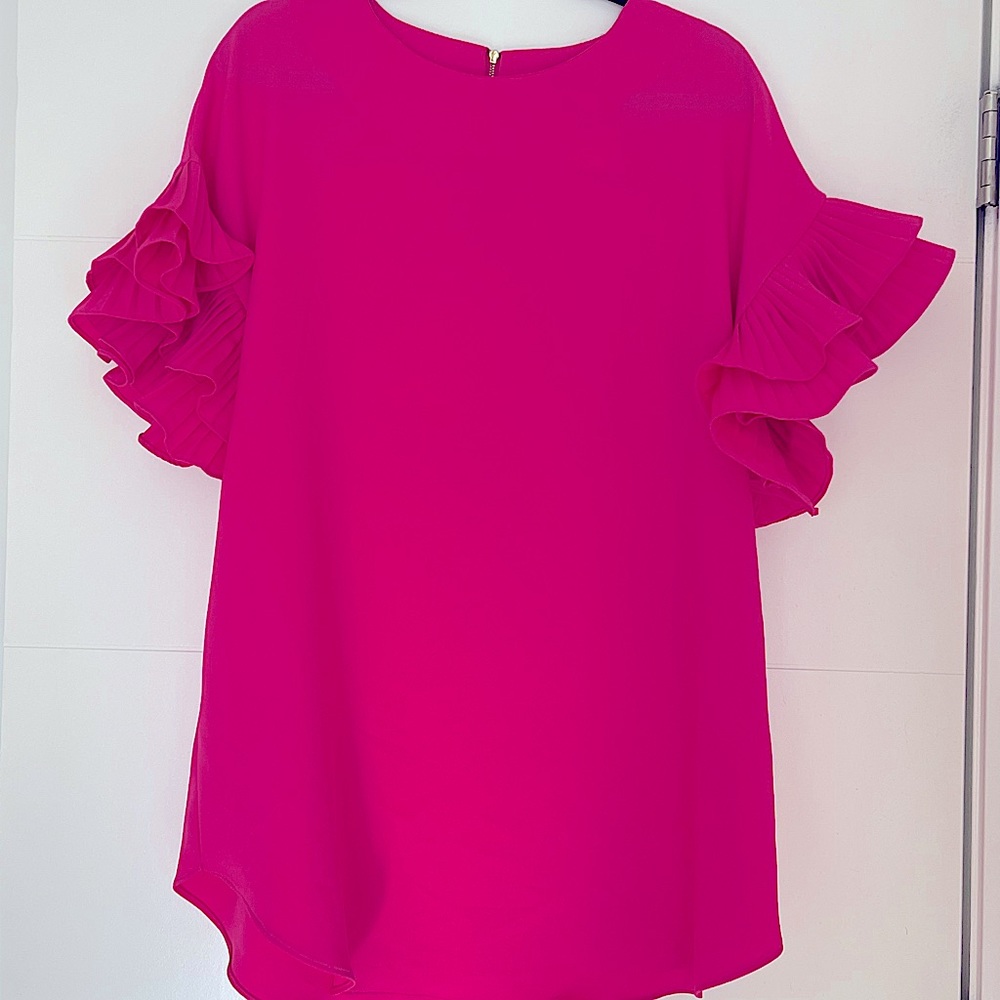 BLOGGERS FAV‼️ MINI DRESS BRIGHT PINK‼️NEW‼️